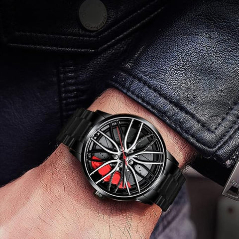 Luxury Automotive-Inspired Wheel Watch